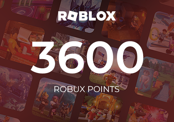 Roblox Card 3600 Robux Key - GLOBAL